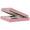 vidaXL Aufbewahrungsbett mit Matratze Rosa 160 x 200 cm Samt