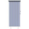 vidaXL Au&szlig;enrollo 120 x 250 cm Blau und Wei&szlig;