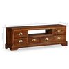 vidaXL TV-Schrank 120x40x30 cm Massivholz Akazie