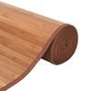 vidaXL Teppich Rechteckig Natur 100x300 cm Bambus