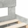 vidaXL Bettrahmen Beton Grau 100 x 200 cm Massives Kiefernholz