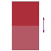 vidaXL Verdunkelungsrollo Rot 120x210cm Stoffbreite 116,6cm Polyester