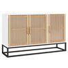 vidaXL Sideboard Weiß 105x30x65 cm Holzwerkstoff
