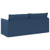 vidaXL Sofa 180cm Blau Metall