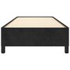 vidaXL Bettgestell Schwarz 90x200 cm Samt
