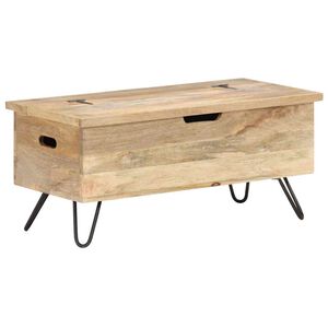 vidaXL Truhe 90x40x45 cm Mango Massivholz