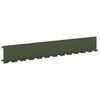 vidaXL Raseneinfassung 30 stk. 102 x 15 x 4 cm Stahl Olivgr&uuml;n