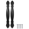vidaXL Griff 2 pcs Schwarz 150 mm Zinklegierung
