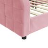 vidaXL Tagesbett Rosa 100x200 cm Samt
