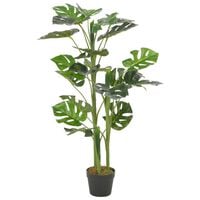 vidaXL Künstliche Pflanze Monstera mit Topf Grün 100 cm