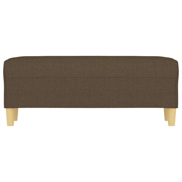 vidaXL Sitzbank Braun 100x35x41 cm Stoff