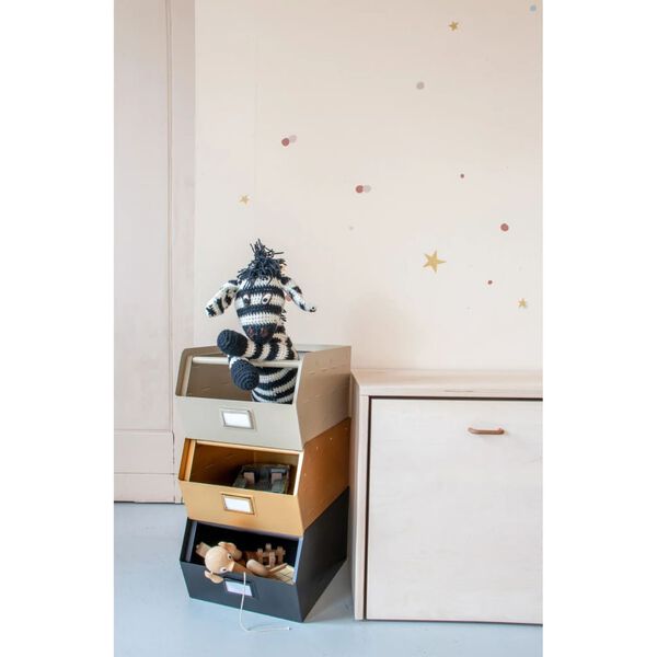 KidsDepot Aufbewahrungsbox Original Metall Schwarz