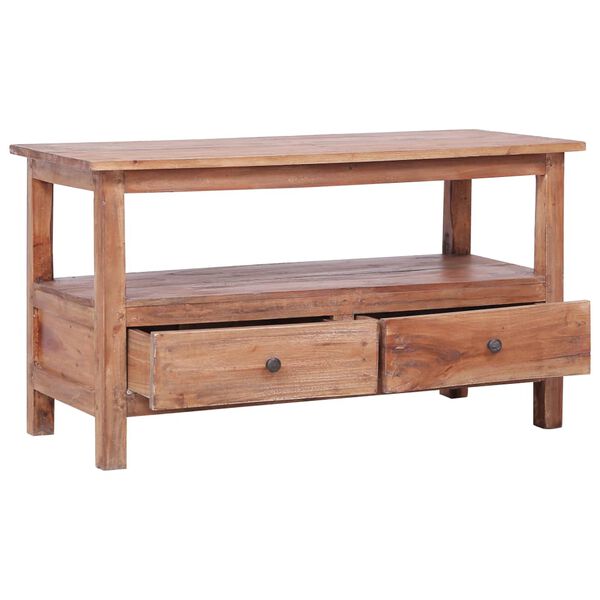 vidaXL TV-Schrank 90x40x50 cm Altholz Massiv