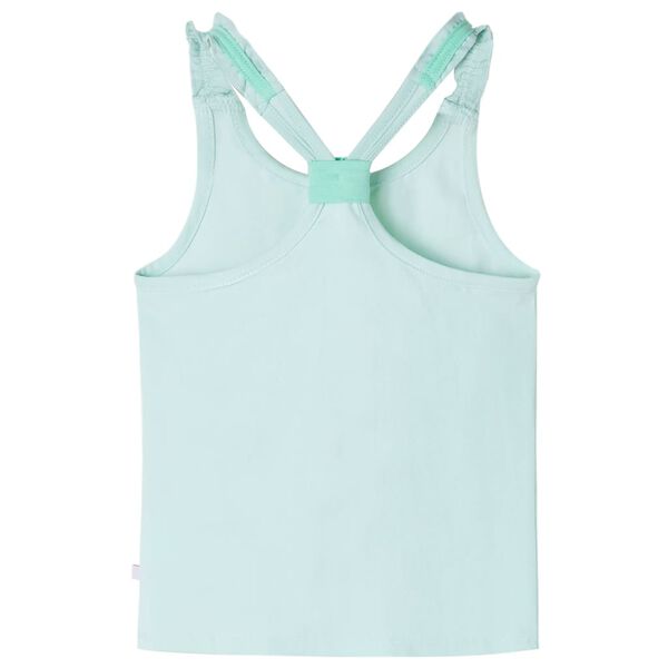 Kinder-Tanktop Helles Minzgr&uuml;n 140