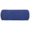 vidaXL Bolsterkissen 2 St&uuml;ck Polizeiblau &Oslash; 15 x 40 cm Cordstoff