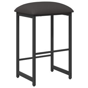 vidaXL Barhocker Dunkelgrau 40 x 32 x 64 cm Holzwerkstoff