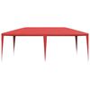 vidaXL Partyzelt Rot 600 x 300 x 255 cm PE und Stahl