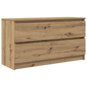 vidaXL TV-Schrank Artisan-Eiche 100x35x54 cm Holzwerkstoff