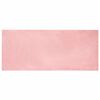vidaXL Rutschfester Teppich aus Kunstkaninchenfell OLITE Rosa