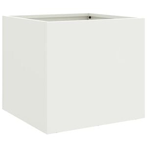 vidaXL Pflanzk&uuml;bel Wei&szlig; 32x30x29 cm Stahl