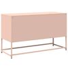 vidaXL TV-Schrank Rosa 100,5x39x60,5 cm Stahl