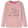 Kinder-Langarmshirt Rosa 116