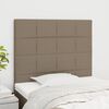 vidaXL Kopfteil Taupe 90x5x118/128 cm Stoff
