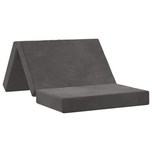 vidaXL Klappsofa Bett 100 x 67 x 45 cm Dunkelgrau