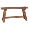 vidaXL Bank Natur 92 x 23,5 x 45,5 cm Massivholz Mahagoni