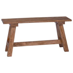 vidaXL Bank Natur 92 x 23,5 x 45,5 cm Massivholz Mahagoni