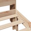 vidaXL Massivholzbett mit Regal ohne Matratze 90x190 cm Kiefer