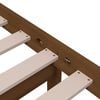 vidaXL Massivholzbett ohne Matratze Honigbraun 75x190 cm