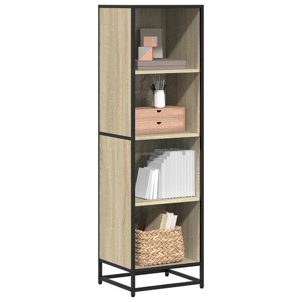 vidaXL B&uuml;cherregal Sonoma-Eiche 40x35x139 cm Holzwerkstoff