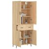 vidaXL Highboard Sonoma-Eiche 69,5x34x180 cm Holzwerkstoff