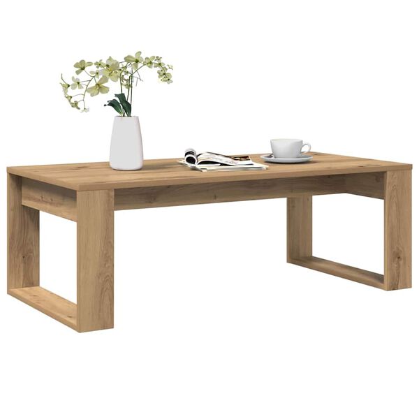 vidaXL Couchtisch Artisan-Eiche 102x50x35 cm Holzwerkstoff