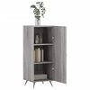 vidaXL Sideboard Grau Sonoma 34,5x34x90 cm Holzwerkstoff
