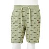 Kindershorts mit Kordelzug Helles Khaki 140