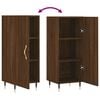 vidaXL Sideboard Braun Eichen-Optik 34,5x34x90 cm Holzwerkstoff