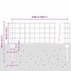 vidaXL Zaun mit Pfosten Gr&uuml;n 0,4 x 25 m Stahl und PVC