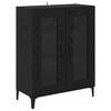vidaXL Highboard Schwarz Eichen-Optik 69,5 x 34 x 180 cm Holzwerkstoff