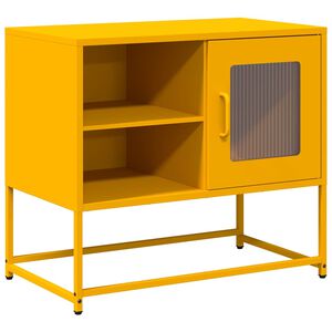 vidaXL TV-Schrank Senfgelb 68x39x60,5 cm Stahl