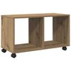 vidaXL Rollschrank Artisan-Eiche 72x33x42,5 cm Holzwerkstoff