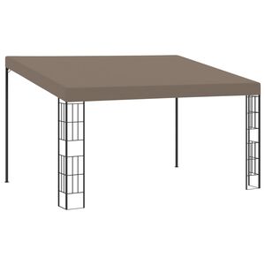 vidaXL Wand-Pavillon 4x3 m Taupe Stoff