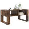 vidaXL Couchtisch Ger&auml;ucherte Eiche 92 x 53 x 45 cm Holzwerkstoff