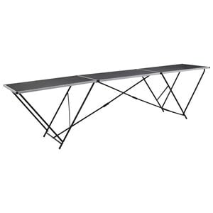 vidaXL Tapeziertisch Klappbar MDF und Aluminium 300&times;60&times;78 cm
