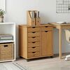 vidaXL Rollschrank Honigbraun 63,5 x 39 x 65,5 cm Massivholz Kiefer