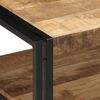 vidaXL Couchtisch 90x50x38 cm Raues Massivholz Mango