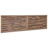 vidaXL Kopfteil Wandmontiert Natur 180 cm Massivholz Teak