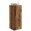 vidaXL Wandschrank Altholz 34,5 x 34 x 90 cm Holzwerkstoff
