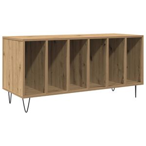 vidaXL Schallplattenschrank mit Regal Artisan-Eiche 100 x 38 x 48 cm